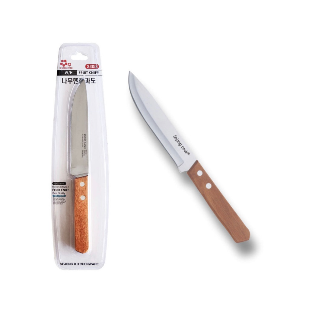 [ของแท้] 나무핸들과도 Sejong Fruit Knife (มีดปอกผลไม้ 1 เล่ม)