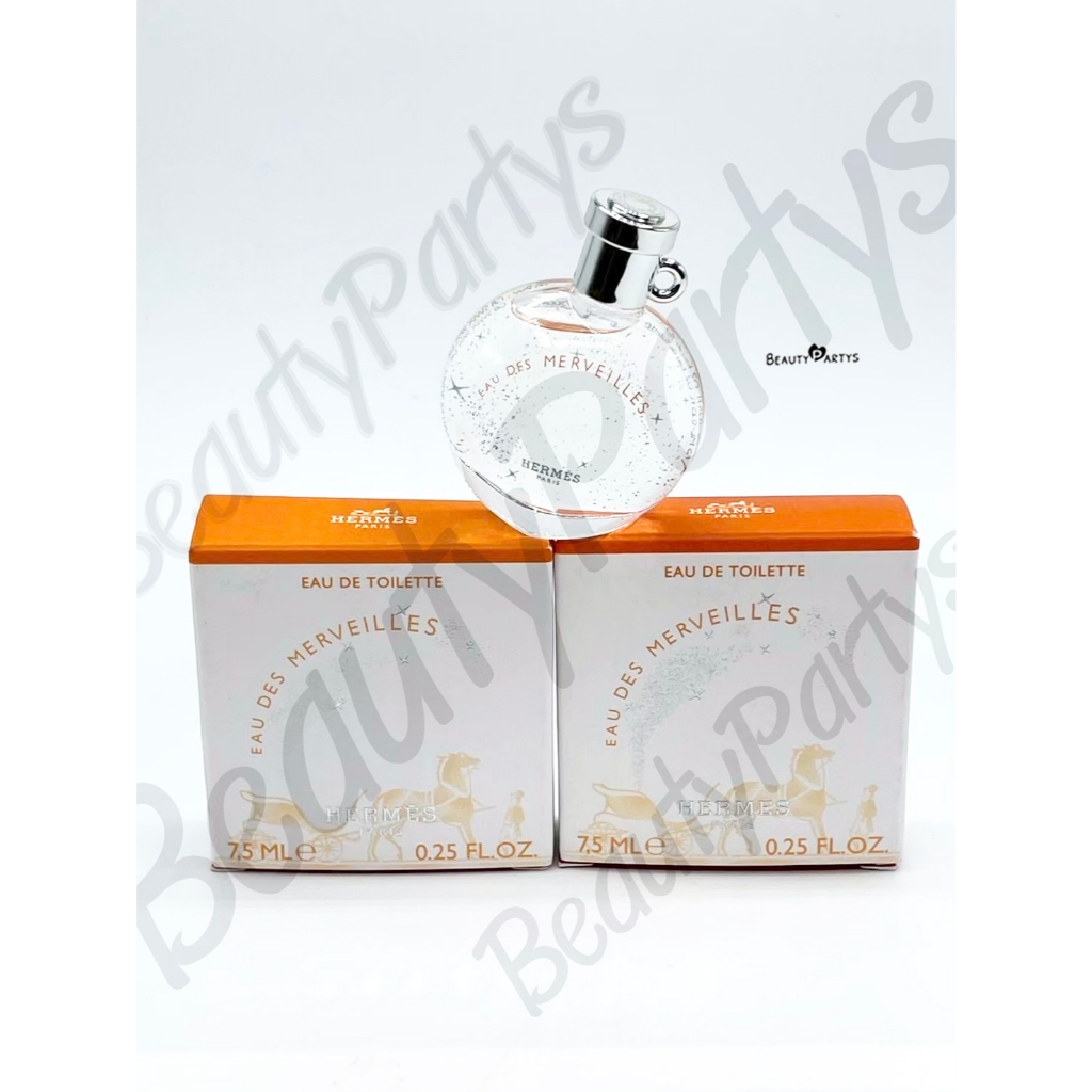 (ราคาต่อชิ้น) น้ำหอม Hermes Eau Des Merveilles Eau De Toilette ขนาด 7.5 ml #ป้าย kingpower