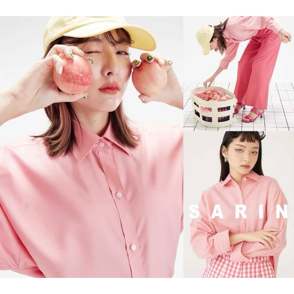 เสื้อSarin.officialสีชมพู