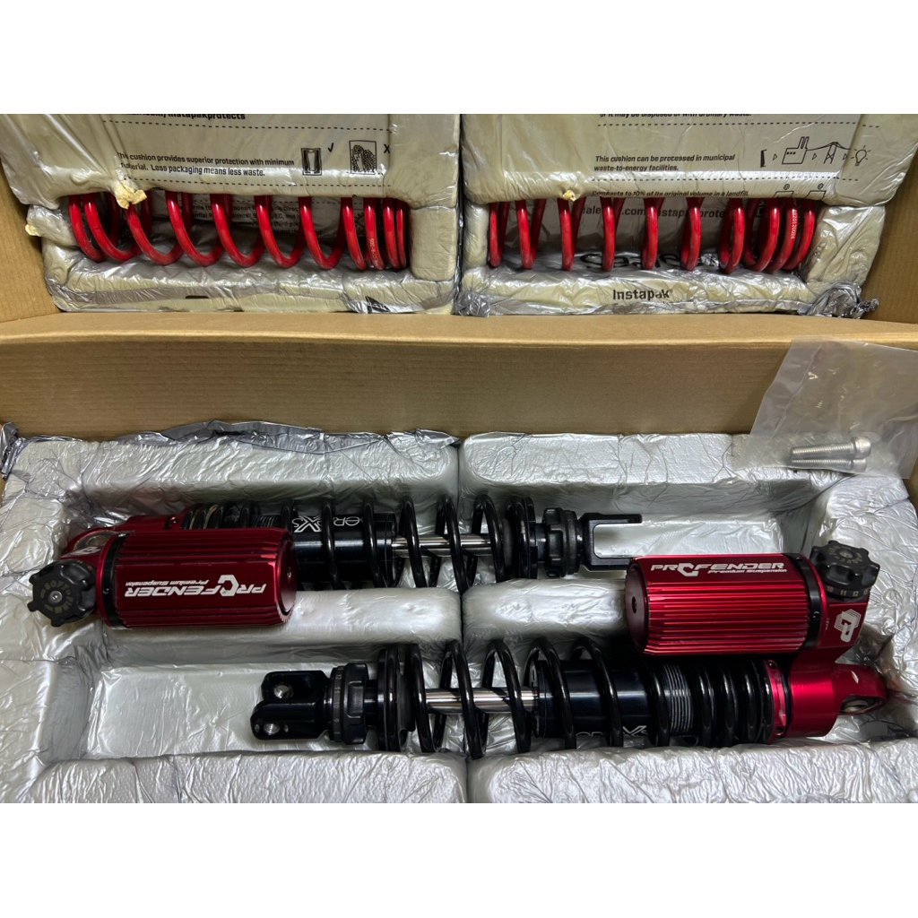 มือ2  โช๊คหลัง PROFENDER ตัวท็อป รุ่น X-Series สำหรับใส่ XMAX 2018-2025 (ความสูง 330 MM โหลด)