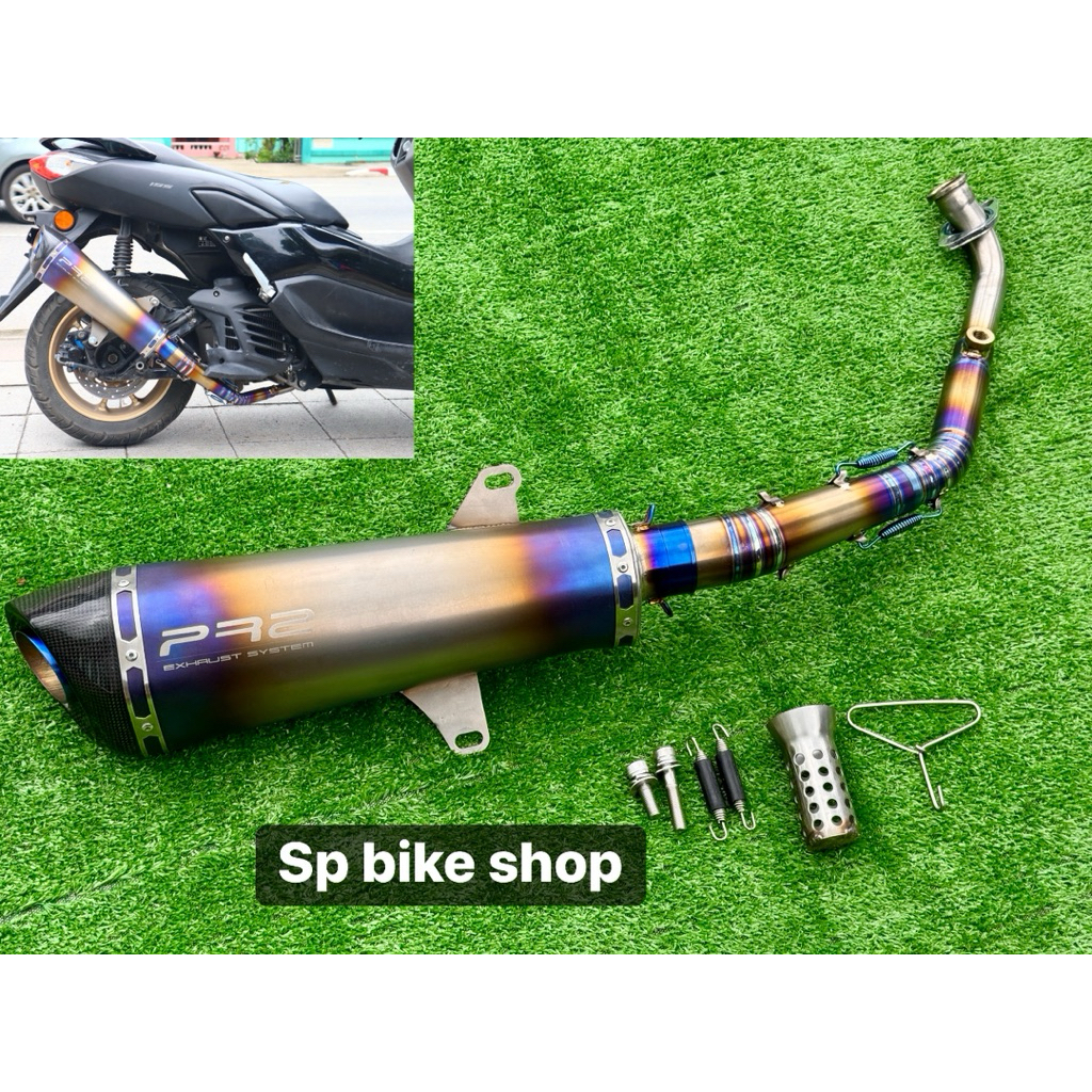 pcx160 nmax155 aerox155 21-25 ปลายpr2 Full  titanium