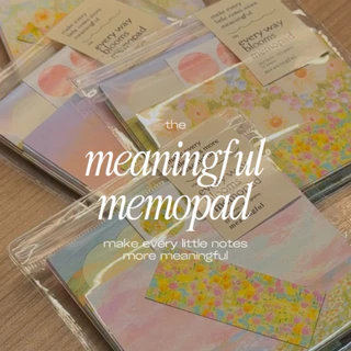 Memo pad / notepad กระดาษโน้ต กระดาษฉีก มีลายให้เลือกเยอะมาก! | Meaningful