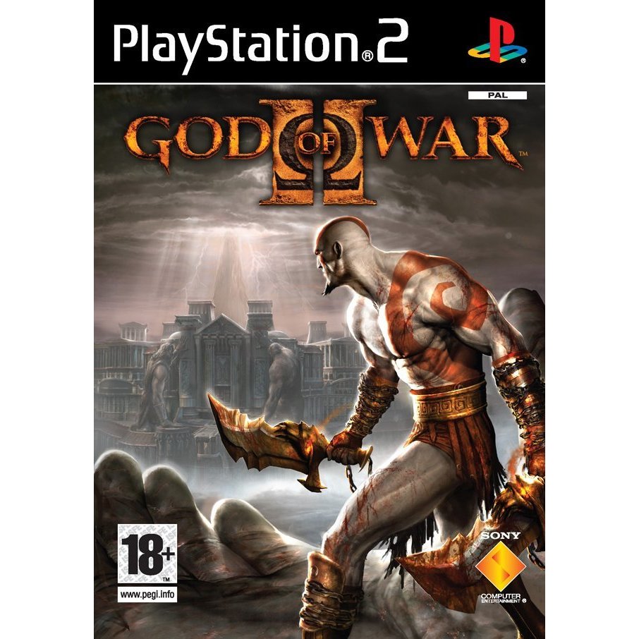 God of War 2 ps2 แผ่นไรท์ แผ่นเกมPS2 เกมเพทู แผ่นplay2 God2 ps2