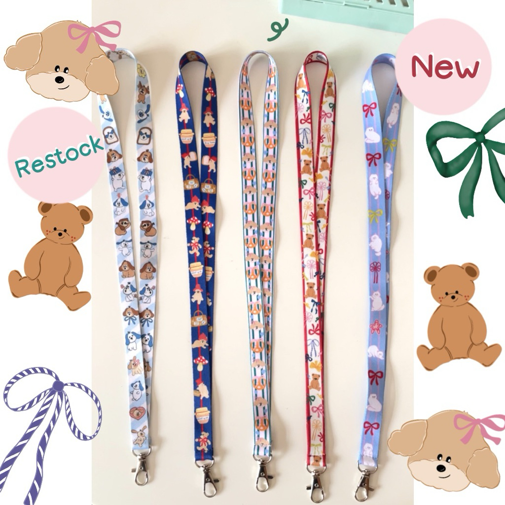 มีลายใหม่ alittletales สายคล้องบัตร Lanyard