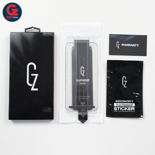 (ส่งด่วนกทม) GZ Supreme Edition ฟิล์มกระจกใสเต็มลดแสง จอขอบดำบาง Clear I Privacy สำหรับ iPhone17 Pro/Pro Max - รูปที่ 3