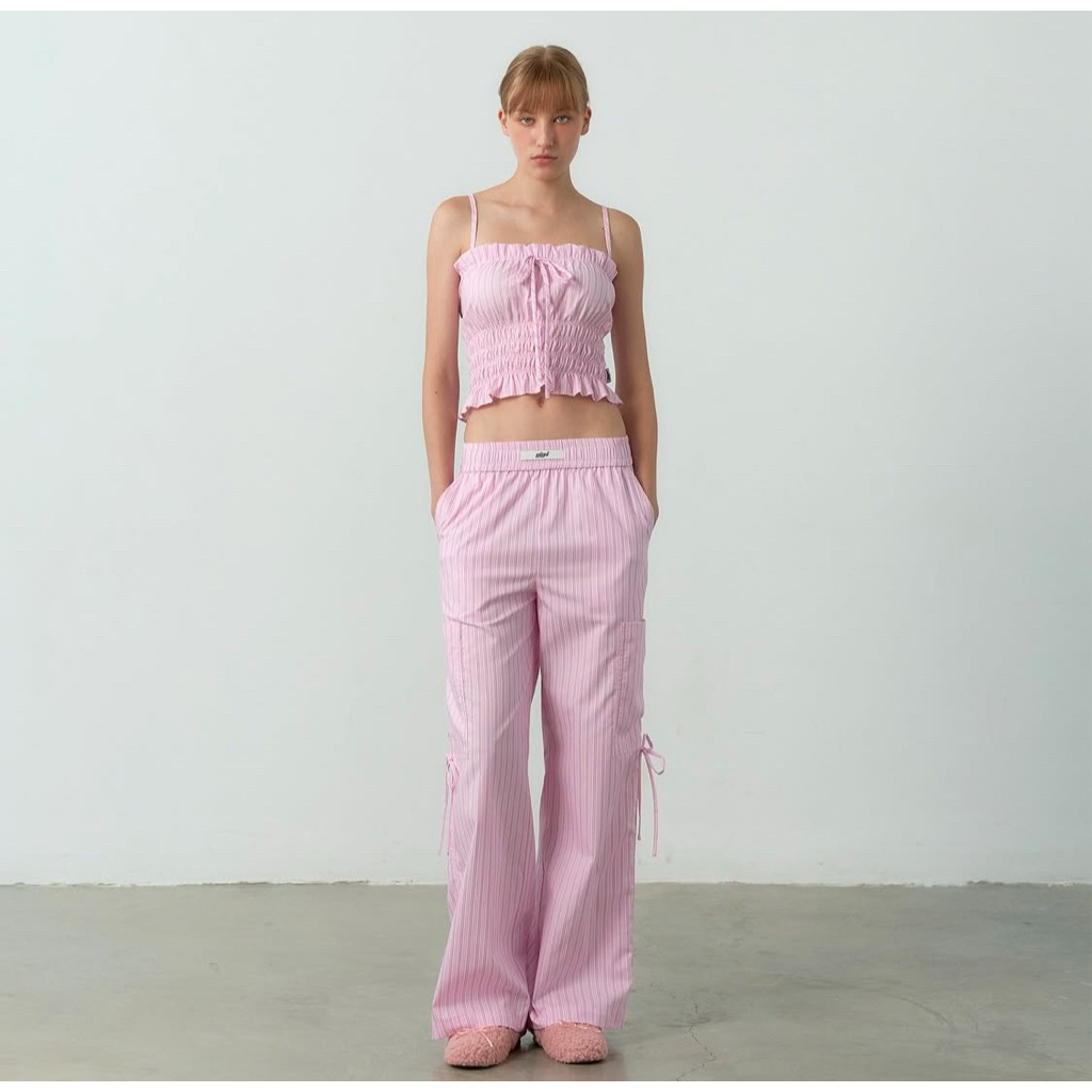 ส่งต่อ Set Gigal Cayla Tank Top/Casey Pajamas Pants สีPink