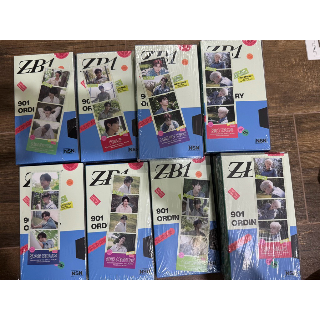 พร้อมส่ง อัลบั้ม เปล่า ZEROBASEONE ZB1 เจเบวัน NEVER SAY NEVER ORDINARY VER.
