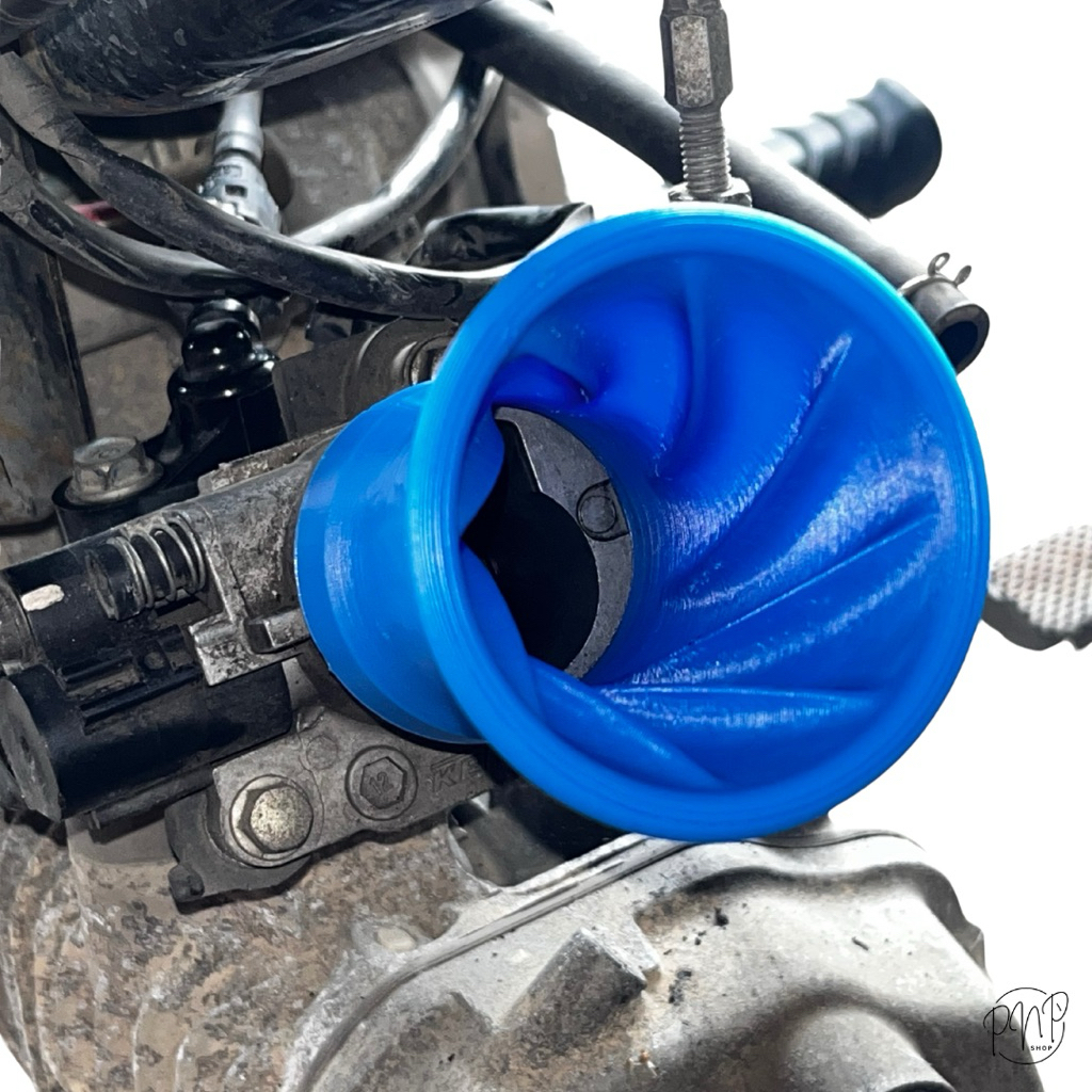 ปากแตรเกลียว ดรีมซุปเปอร์คัพ w100i ปากสวม38mm ABS - รูปที่ 3