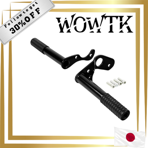 WOWTK Passenger Peg Crash Bar Frame Sliders for Harley Davidson Street Bob, Lowrider, Heritage Class
