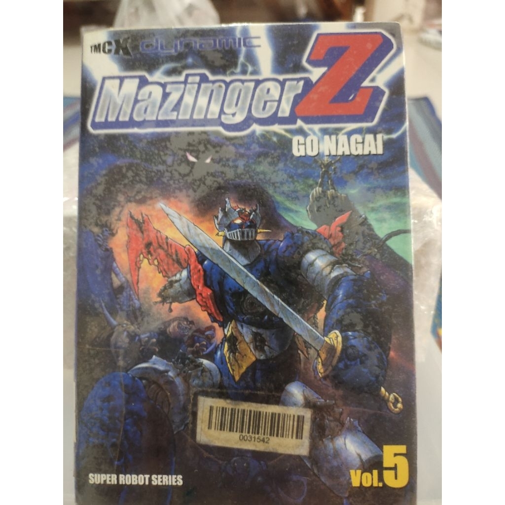ok Mazinger Z เล่ม 1-5 ( ขาด ล.2 ) การ์ตูน TMCX ( ขายหนังสือสภาพเช่า )