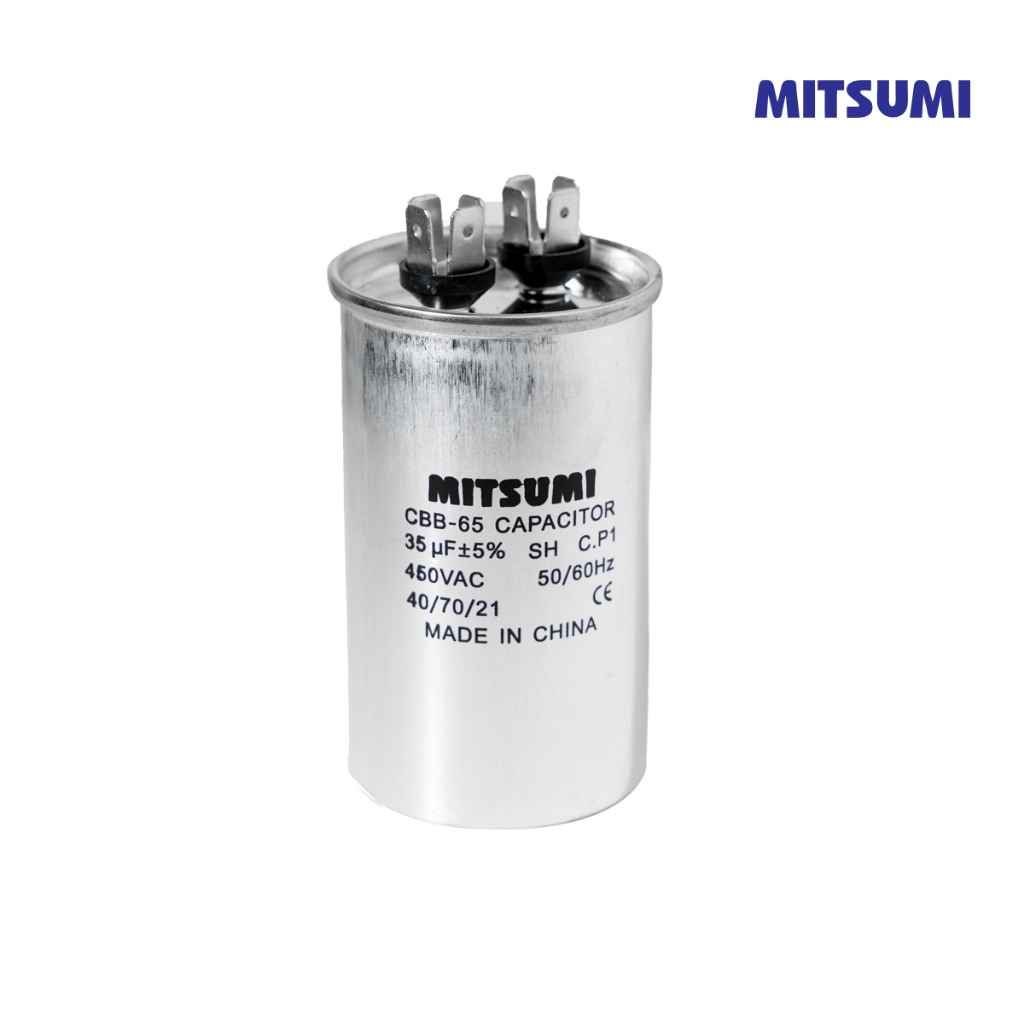 คาปาซิเตอร์ C อลูมิเนียม CBB-65-4A 35 / 450V
