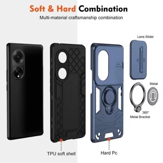 เคสสไลด์กล้องหุ่นยน สำหรับ VIVO V70 V70FE V60 V60Lite V50 V50Lite V40 V40Pro V40lite Y200 เคสกันกระแทก สไลด์กล้อง