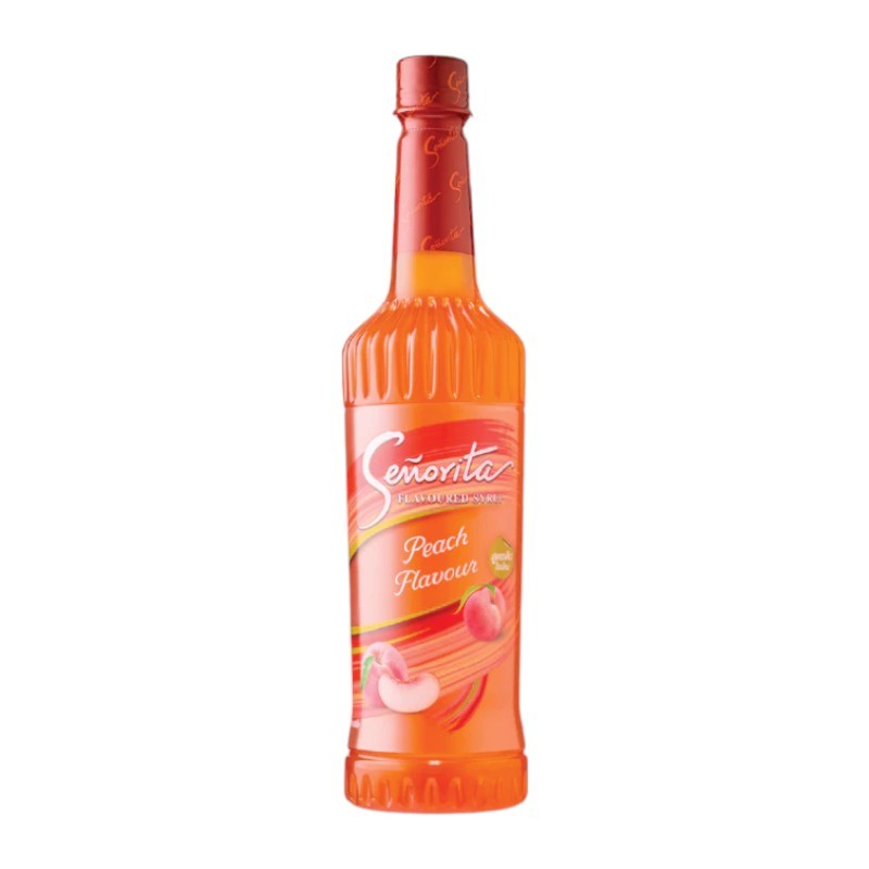 ไซรัปกลิ่นพีช  Senorita 750ml. หยกออนไลน์