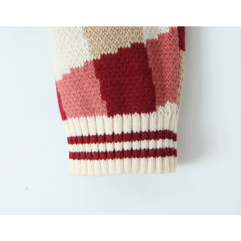 พร้อมส่ง เสื้อไหมพรมถักกันหนาว ลายCherryน่ารักมาก 🍒 (T438) - รูปที่ 7