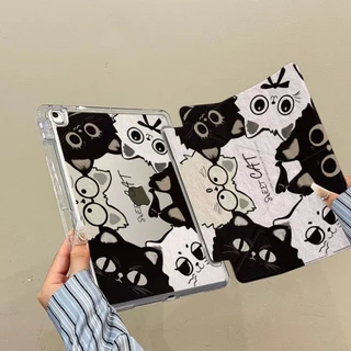 Samsung Galaxy Tab for S9 S10Lite A11+ S10FE A9+ A8 S6Lite S7 S8+ S9FE+วัสดุอะคริลิค พับตัว Y case