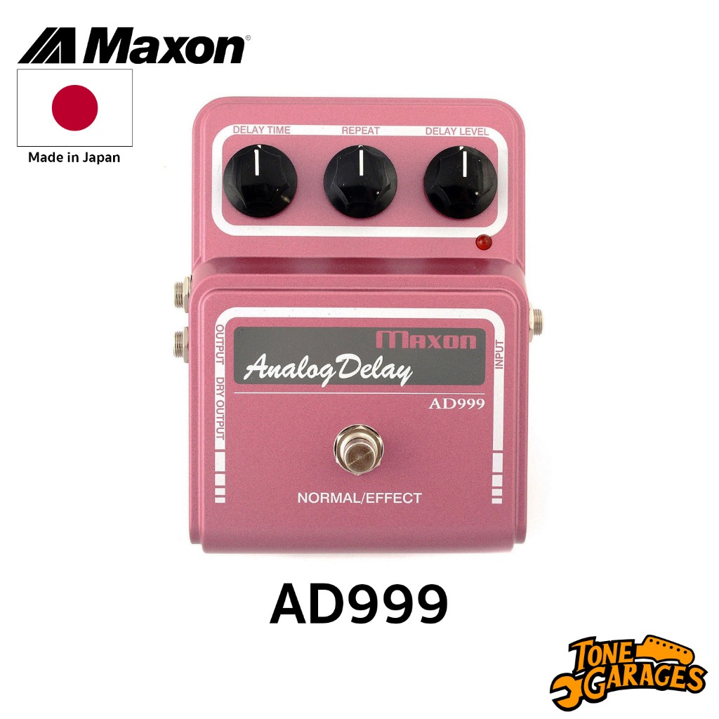 Maxon AD999 Analog Delay Effect เอฟเฟค กีต้าร์ อนาล็อค ดีเลย์ Made in Japan
