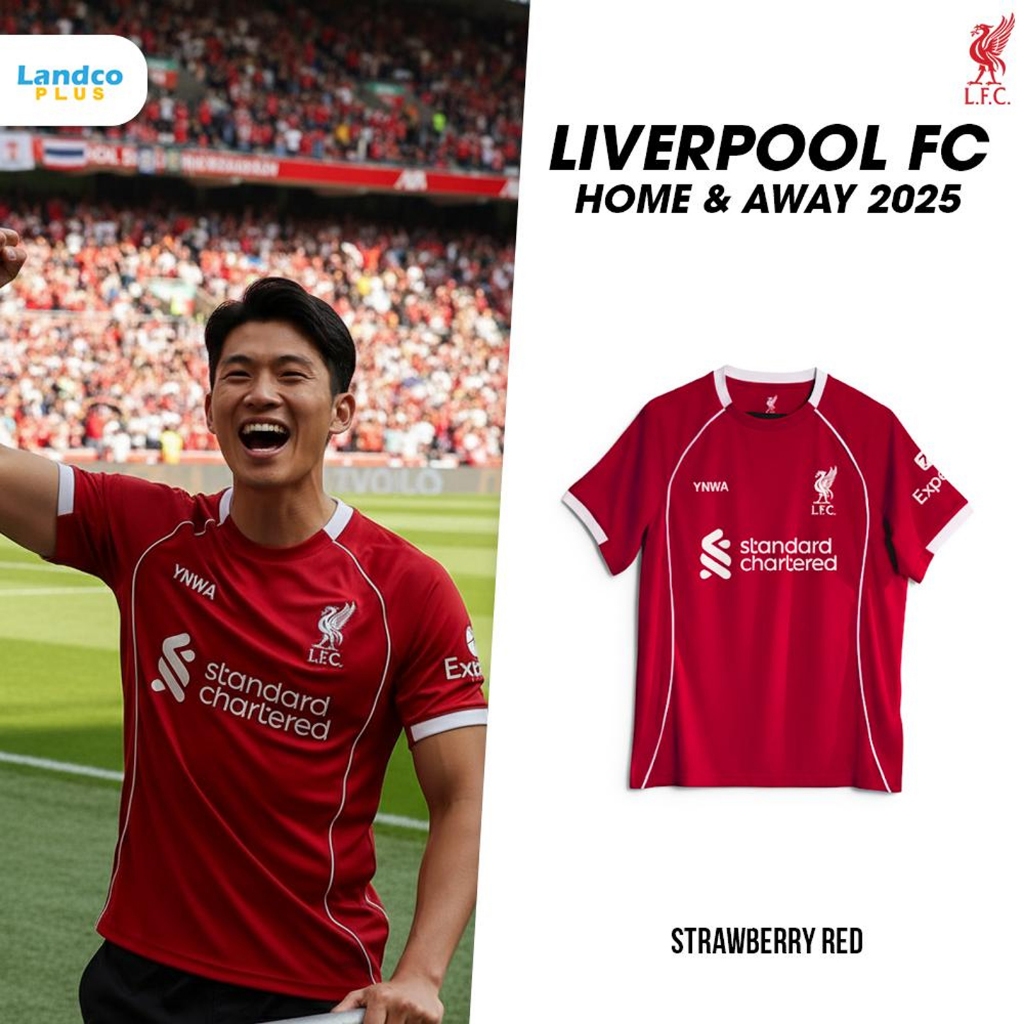 Liverpool Football Club เสื้อเชียร์ เสื้อบอล ชุดเหย้า Supporter Jersey Liverpool Home 2025/26 A25SP0