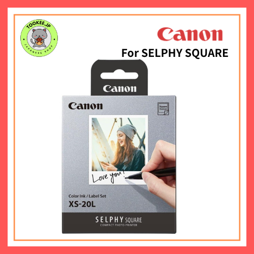 Canon XS-20L SELPHY SQUARE Color ink / label set for QX10/QX20　20sheets [Direct from Japan]