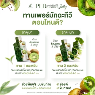เพอร์มัทฉะ กีวี ไฟเบอร์ ผลิตภัณฑ์เสริมอาหาร ตรา ปนันชิตา