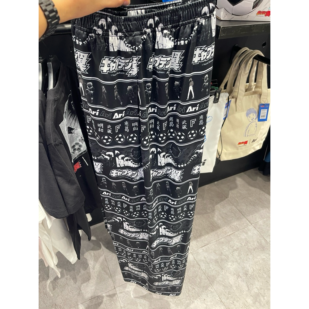 พร้อมส่ง กางเกงARI X TSUBASA 2025 RELAXING PANTS - BLACK/WHITE/BLACK