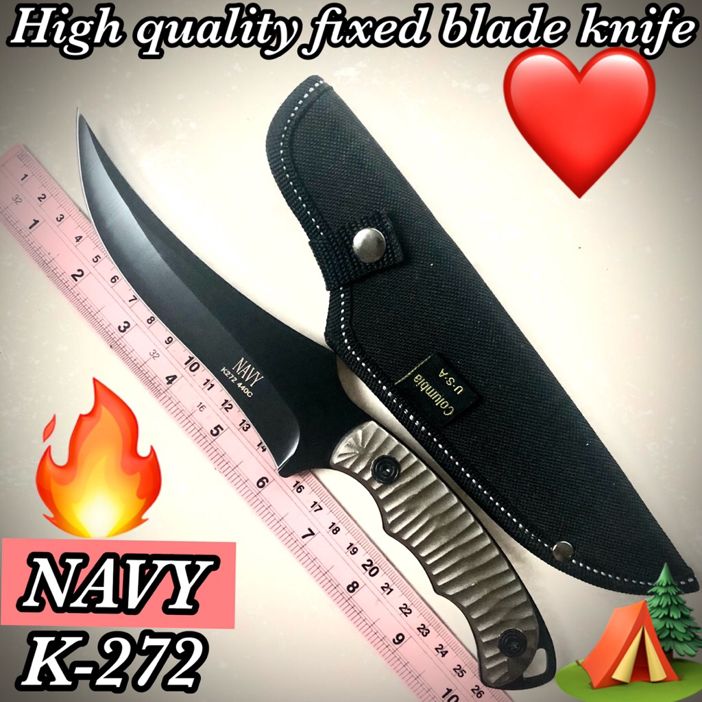 High quality fixed blade knife K-272 for collection and use camping 🏕️