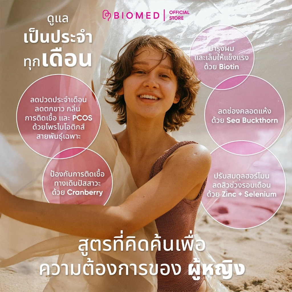 BioMed’s Probiotic Shots – BioBliss โพรไบโอติกส์เพื่อผู้หญิง ดูแลสมดุลจากภายใน thumbnail 9