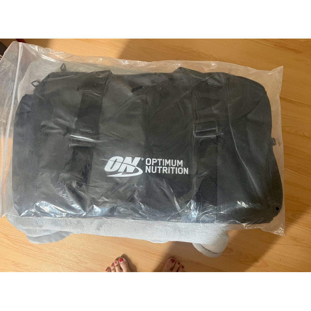Optimum Nutrition New GYMBAG กระเป๋าของ ON สีดำ กระเป๋ายิม ฟิตเนส กระเป๋าเดินทาง