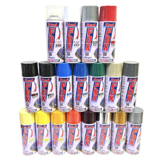REDFOX สีสเปรย์ 400 ซีซี ยกลัง(12กระป๋อง)