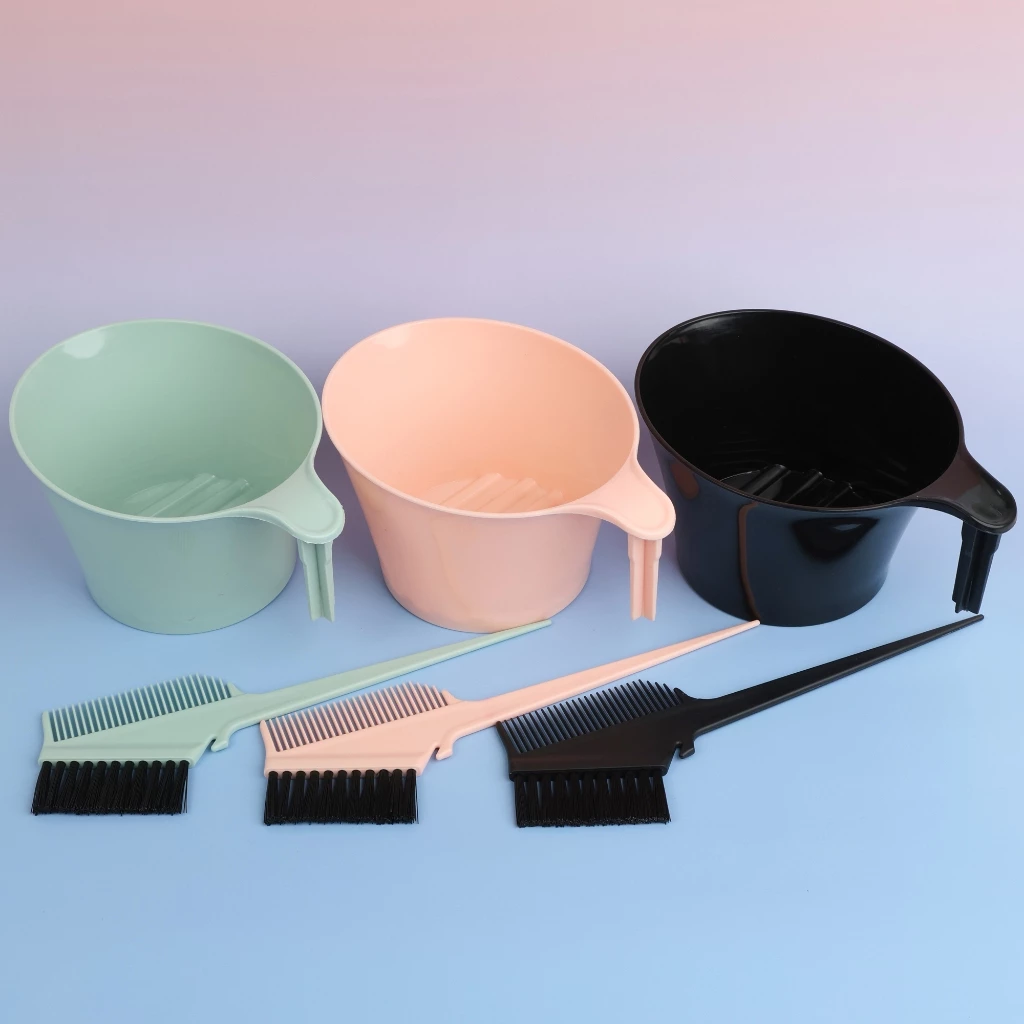 DAISY ชุดถ้วยย้อมผม + แปรงย้อมผม อุปกรณ์ทำสีผม ถ้วยทำสีผม หวีทำสีผม แปรงทำสีผม (V63)