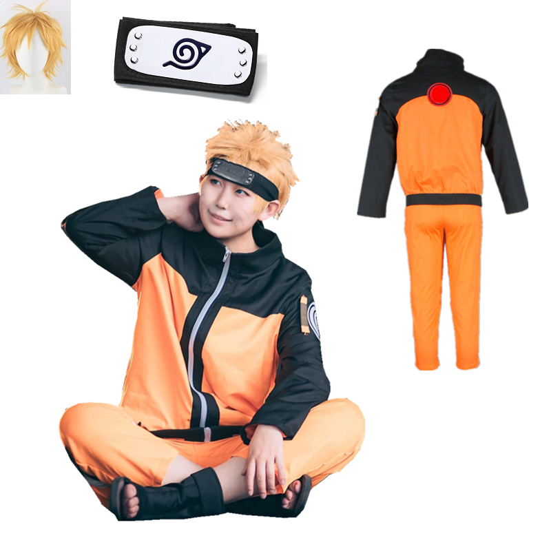 Anime Kakashi Cosplay Costume Uzumaki Kakashi Outfit Kids Adults Men Suits Japanese Cartoon Costumes