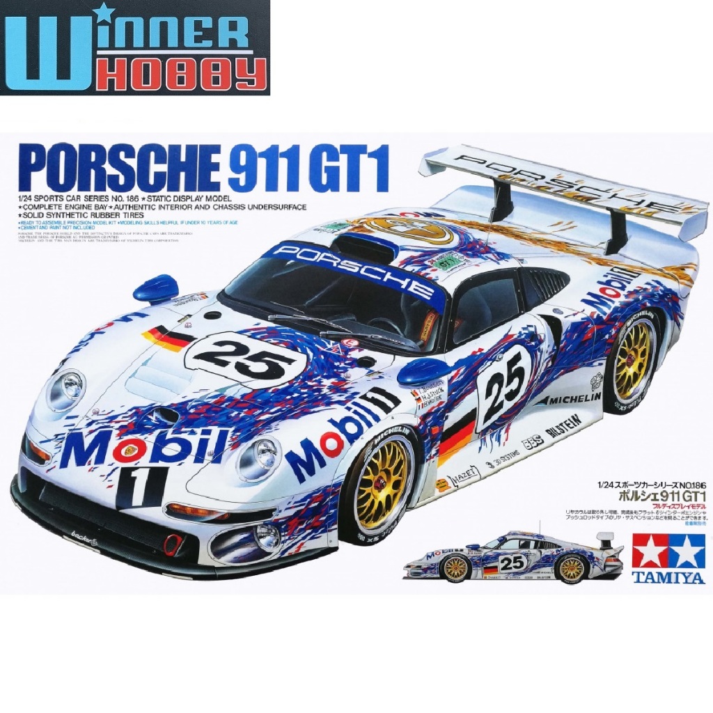 Tamiya 24186 Porsche 911 GT1 (1/24)