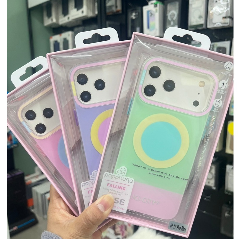 Popphone Two Tone Magnet เคส IPhone17/17Air/17Pro/17Promax
