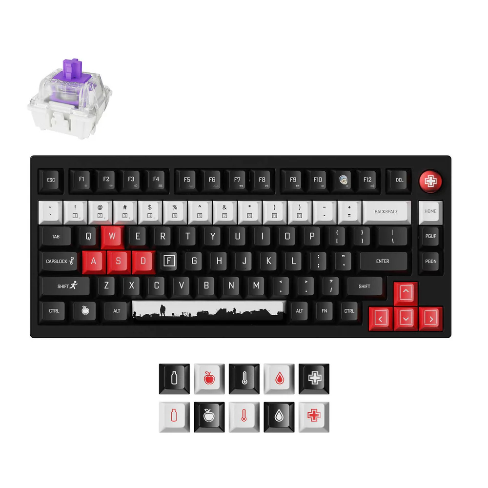 [ส่งด่วน] Keychron DayZ Edition wireless Magnetic Keyboard 75% ไร้สาย Gasket mount ประกันศูนย์ไทย 2 