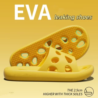 รองเท้าแตะลําลอง Eva รองเท้าแตะใส่ในห้องน้ำคู่ อาบน้ำ กันลื่น มีรูระบาย พื้นนิ่ม หลายไซส์ หลากสี