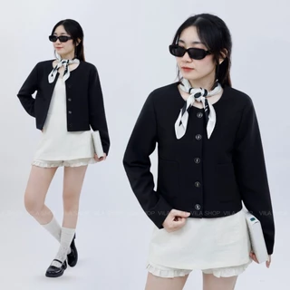 (พร้อมส่ง) VILA | Grace Blazer VL110 เสื้อเบลเซอร์ กระเป๋าหน้ามีซับทั้งตัว