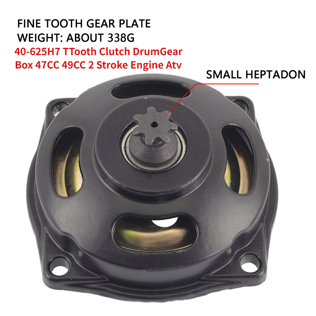 ถูกที่สุด 40-6 25 H 7 T Tooth Clutch Drum Gearbox 47cc 49cc 2 Stroke Engine Atv Alloy Steel 98mm Alloy Steel