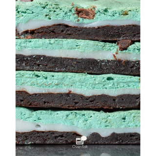 Oven Talk - มินต์โมจิ Mint Mochi Brookie ขนาด 3x3 นิ้ว