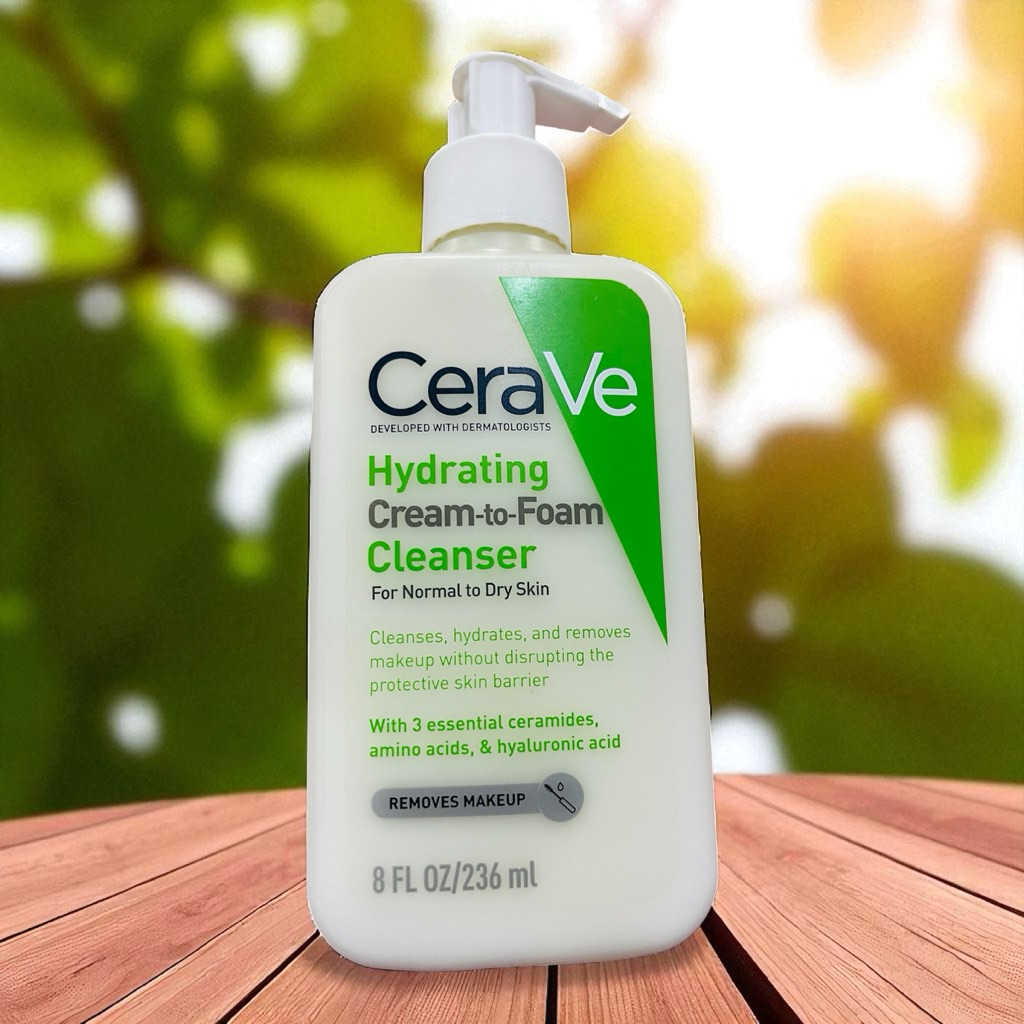 ✅ เซราวี  Cerave Hydrating Cream to Foam Cleanser 8FL OZ/236ml