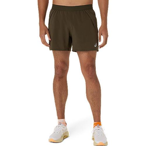 ASICS :  2011D247.200 ROAD 5IN SHORT MEN กางเกงขาสั้นผู้ชาย ของแท้