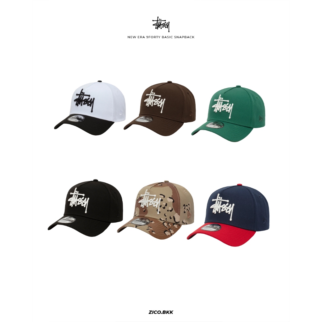 Stussy New Era 9Forty Basic Snapback Cap