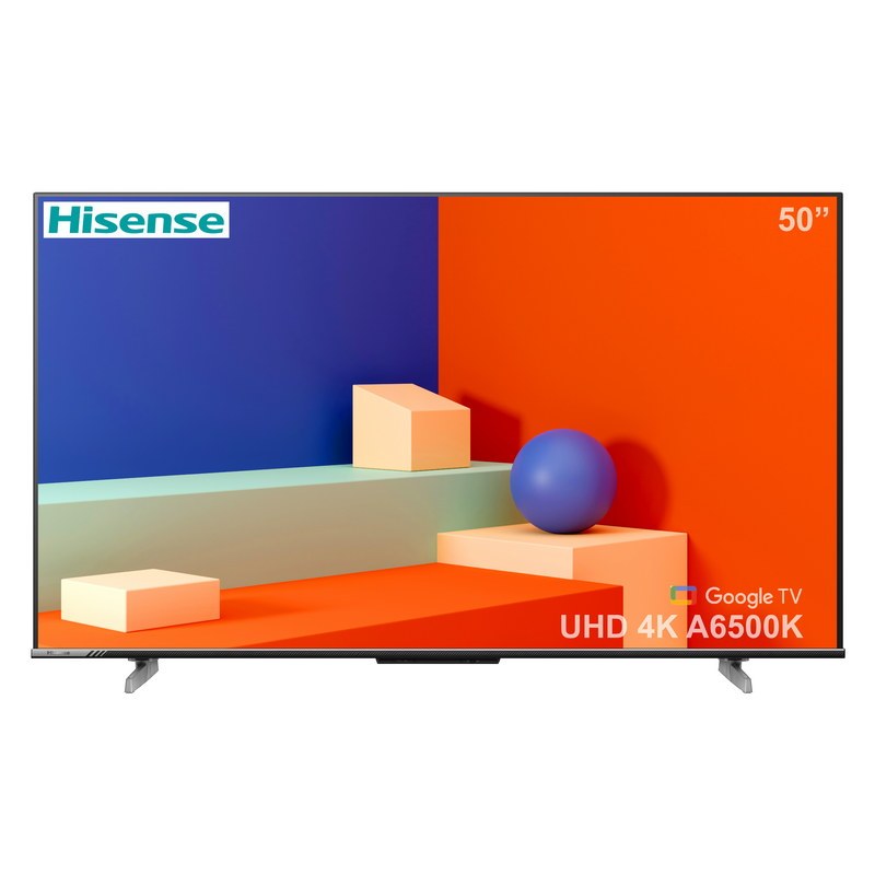 ทีวีแอลอีดี 50 นิ้ว HISENSE (4K, LED, GOOGLE TV) 50A6500K  ตําหนิ จอมีรอย  มีภาพ