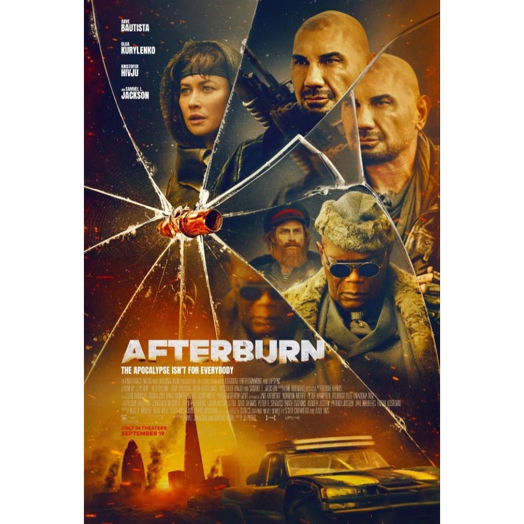 Blu-ray+DVD ปก+สกรีนแผ่น Afterburn (2025) ล่าขุมทรัพย์แดนแดดเดือด