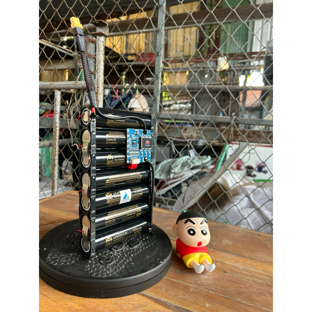 LifepO4 7S 23.4V 15Ah BmS Mpower 30A ที่ชาร์จ3A