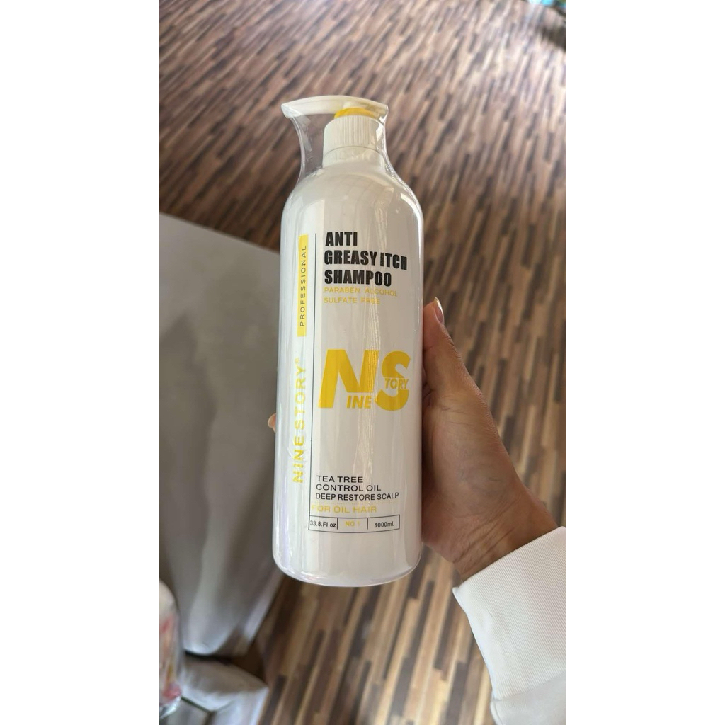 (A8)แชมพูดีท็อกซ์เส้นผม Ns ล้างครีมยืดตกค้าง ล้างสารตกค้าง