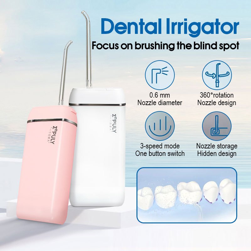 ENPULY M6 Plus Oral Irrigator Water Flosser เครื่องกำจัดสิ่งสกปรกในช่องปาก 140 Psi กันน้ำ IPX8 140ML - รูปที่ 2