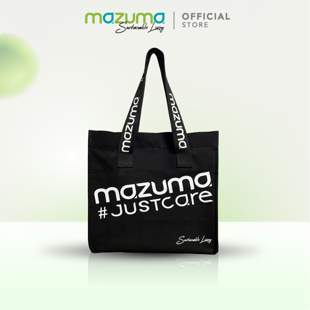 (ของแถมไม่จำหน่าย) กระเป๋าผ้าแคนวาส Tote Bag สีดำ