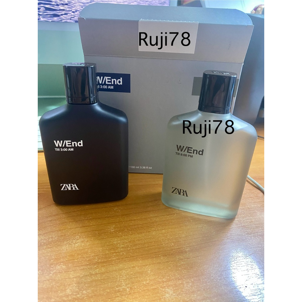 แพ็คเกจใหม่ 2025! น้ำหอมผู้ชาย Zara 3:00 VS 8:00 100 ml กลิ่น Unisex