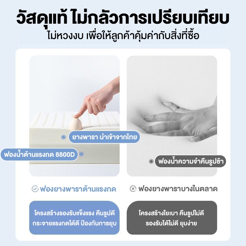 MW ที่นอนยางพารา 100