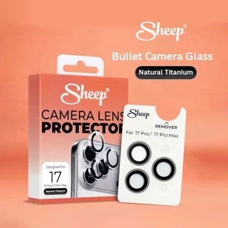 [Sheep Bullet Camera for iPhone 17 series] กระจกกันเลนส์กล้อง สำหรับไอโฟน Air/17/17 Pro/17 Pro Max กระจกกันรอย กันกระแทก
