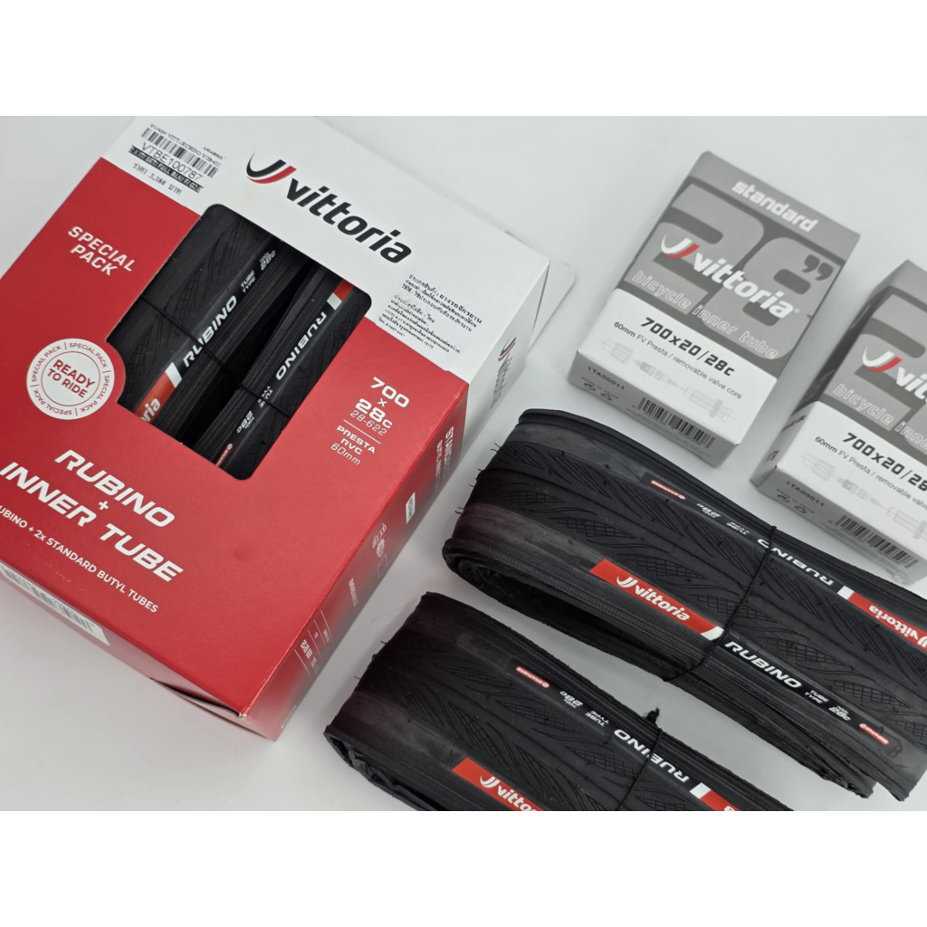 ยางเสือหมอบ VITTORIA  RUBINO V 2025 รุ่นใหม่ล่าสุด ล็อตผลิตใหม่!!